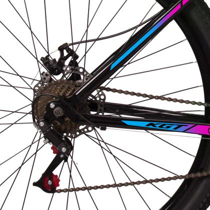 Bicicleta Aro 29 Aço Carbono KGT Freios a Disco Suspensão 21 marchas - AURORA