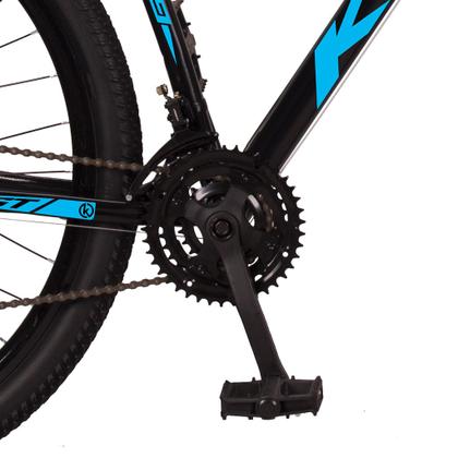 Bicicleta Aro 29 Aço Carbono KGT Freios a Disco Suspensão 21 marchas - AZUL